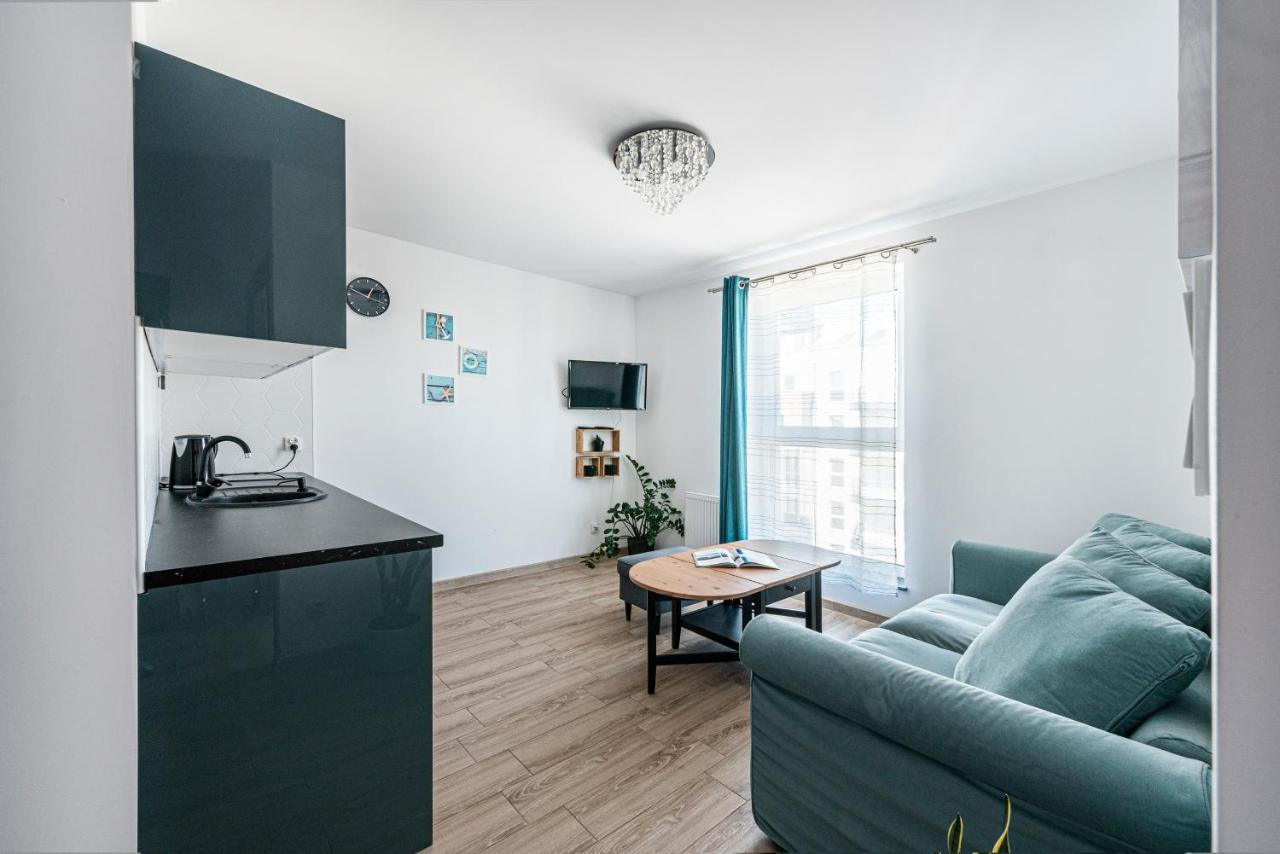Apartament Niebieski Optilocus กดัญสก์ ภายนอก รูปภาพ