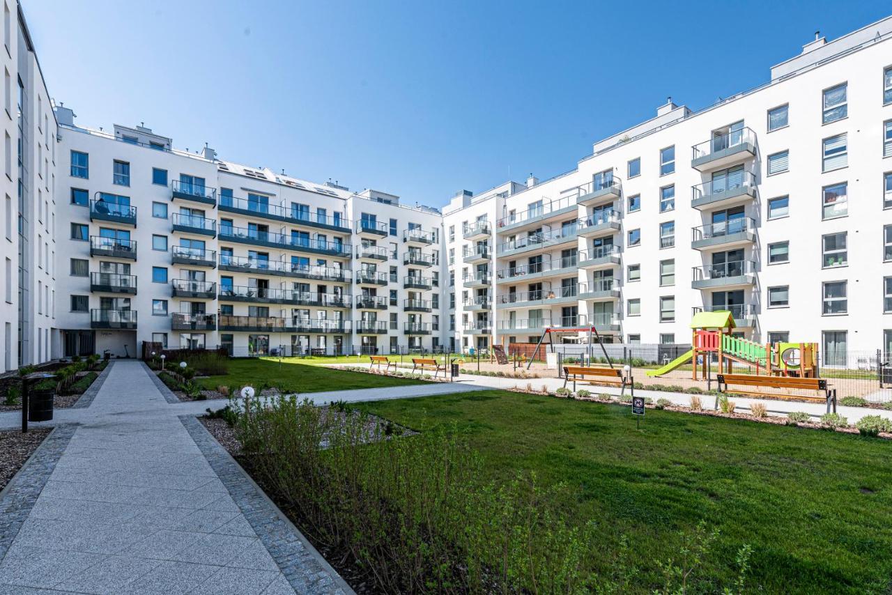Apartament Niebieski Optilocus กดัญสก์ ภายนอก รูปภาพ