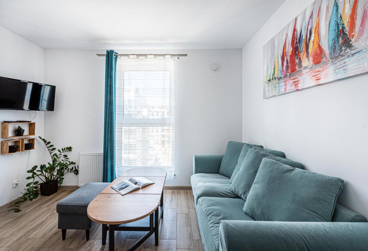 Apartament Niebieski Optilocus กดัญสก์ ภายนอก รูปภาพ