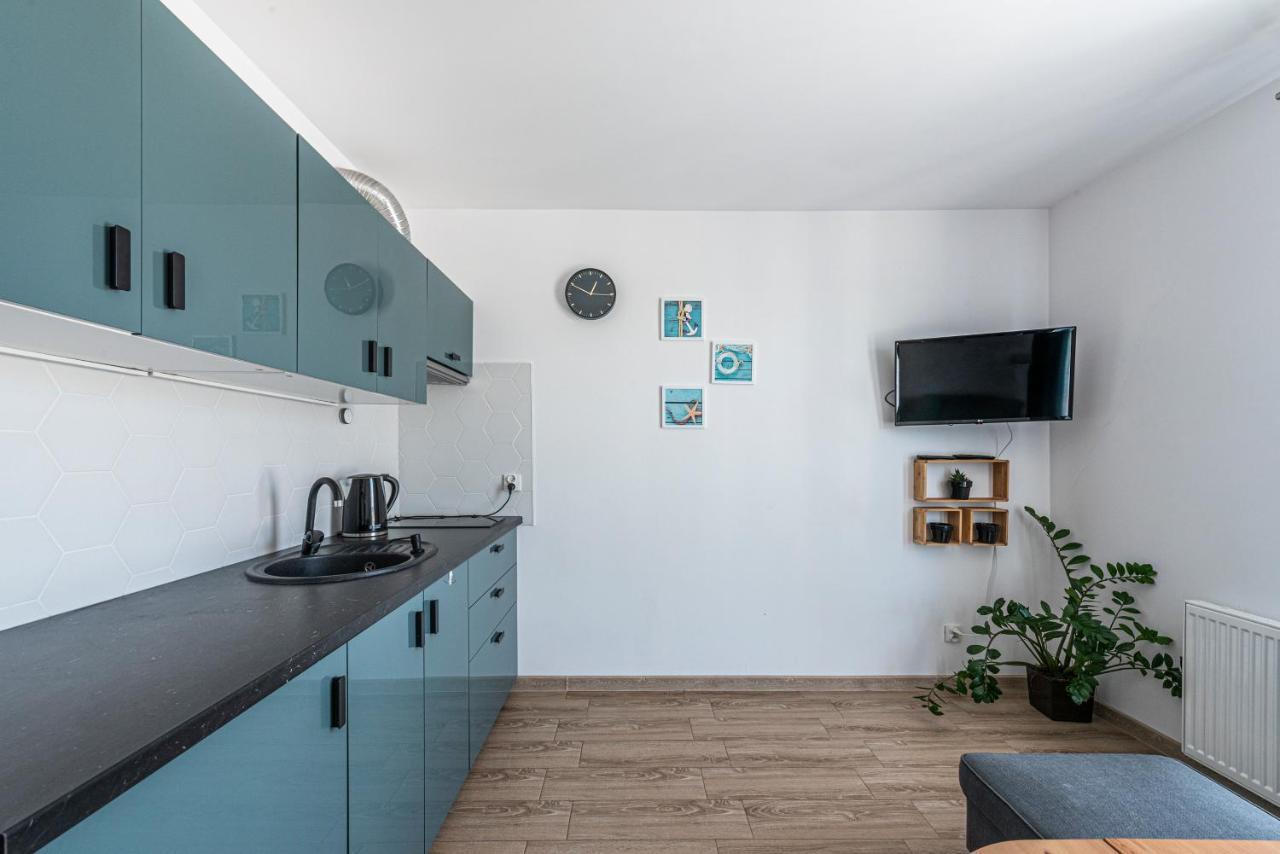 Apartament Niebieski Optilocus กดัญสก์ ภายนอก รูปภาพ